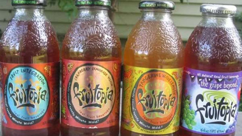 Fruitopia bottles