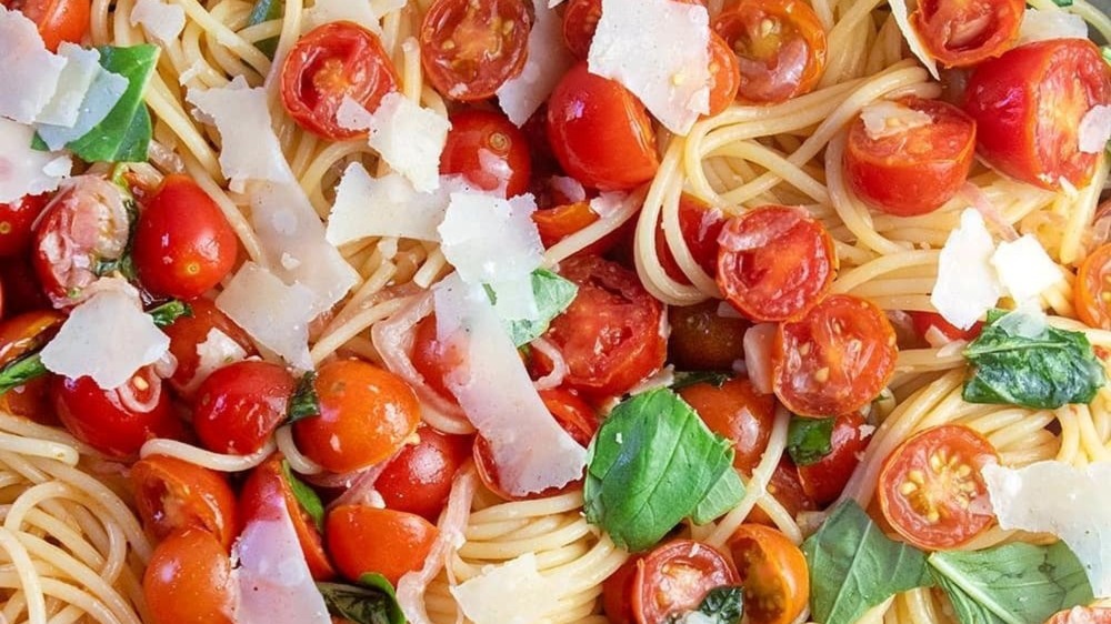 Giada De Laurentiis, marinated cherry tomato pasta 