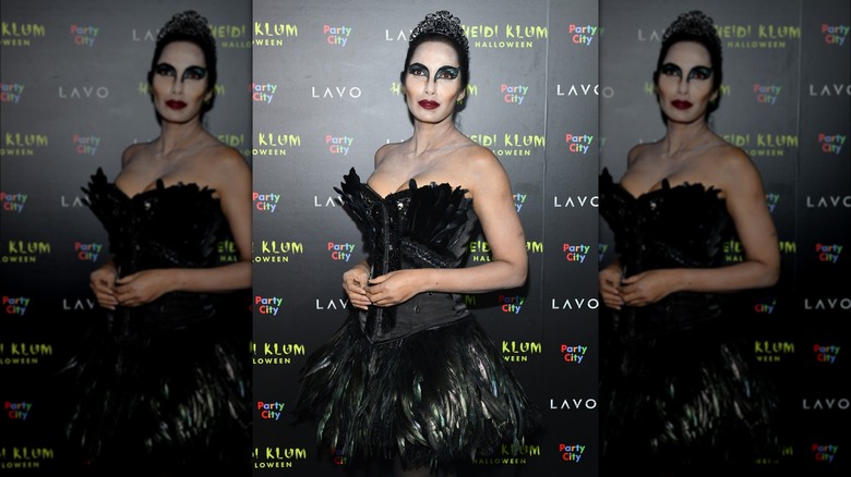 Padma Lakshmi Black Swan Costume