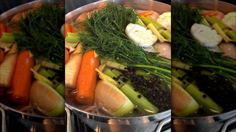 Ina Garten's chicken stock