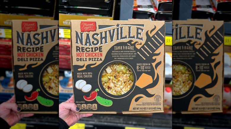 Aldi's Mama Cozzi Nashville Recipe Hot Chicken Deli Pizza