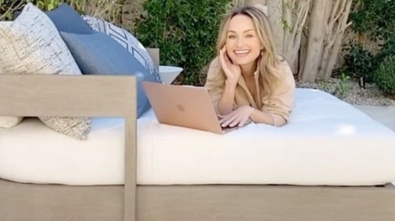 Giada De Laurentiis on day bed