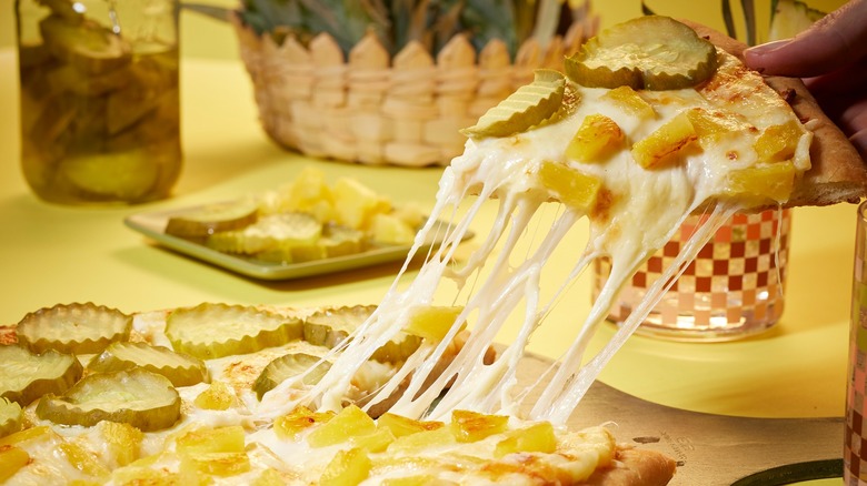 Digiorno pineapple and pickle pizza