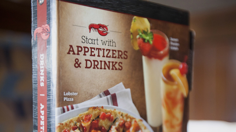 Red Lobster menu