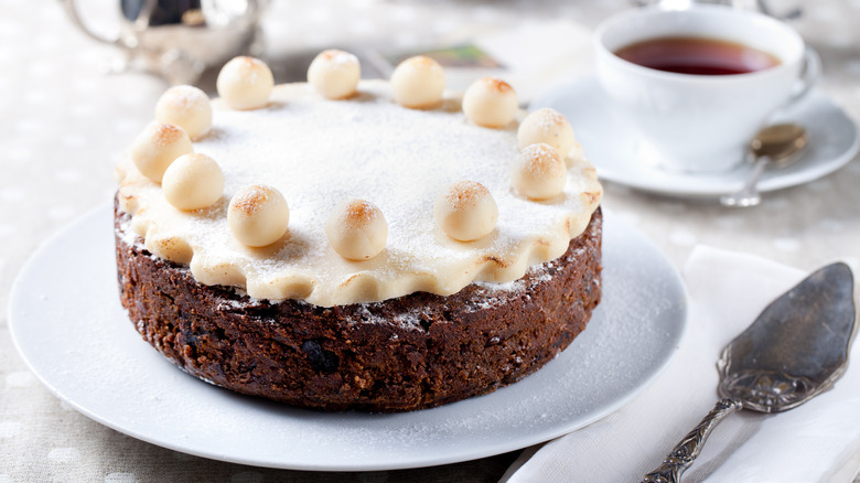 Traditional UK Simnel cake