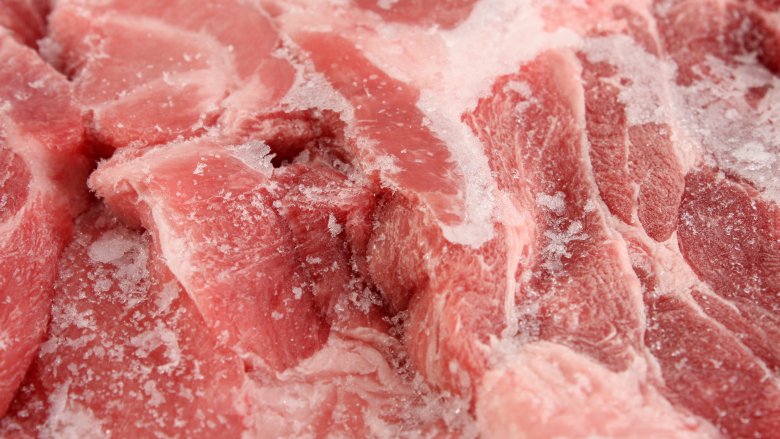 frozen meat