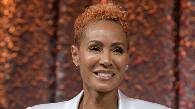 Jada Pinkett Smith smiling in a candid photo