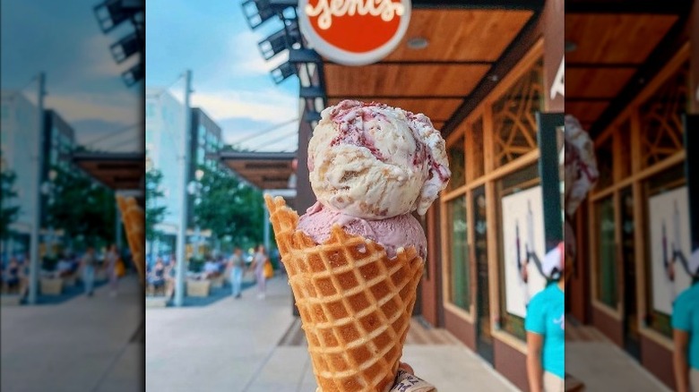 Jeni's ice cream cone