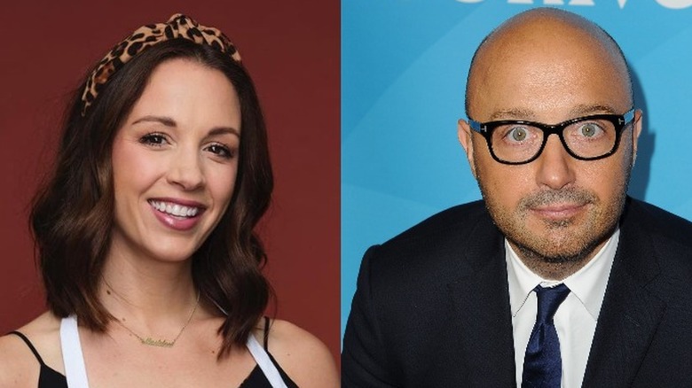 Kelsey Murphy and Joe Bastianich smiling