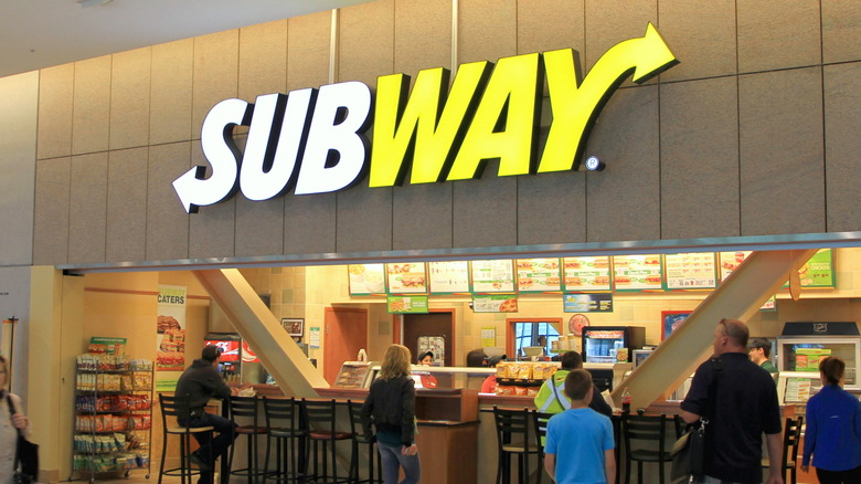 A Subway location