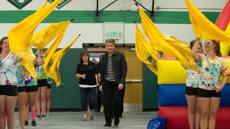 Ramsay visiting high school celebration 