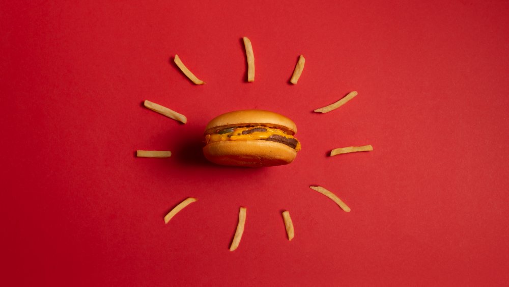 McDonald's burger and fries