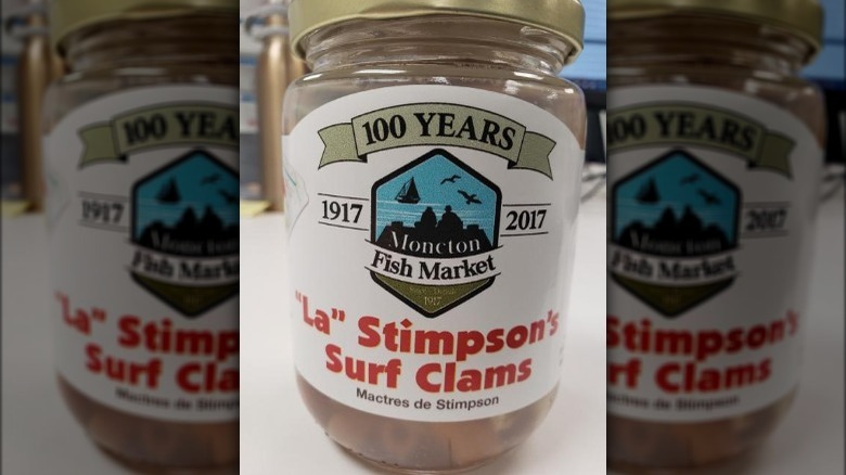 Jars of recalled clams