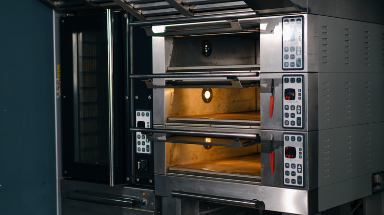 Oven in professional kitchen