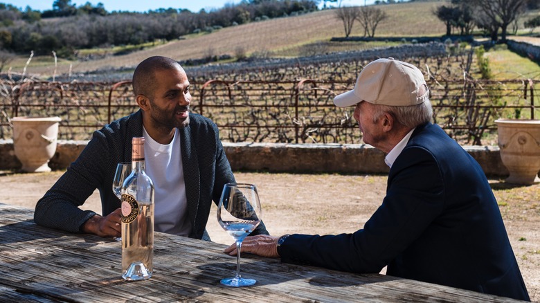 Tony Parker and Michel Reybier