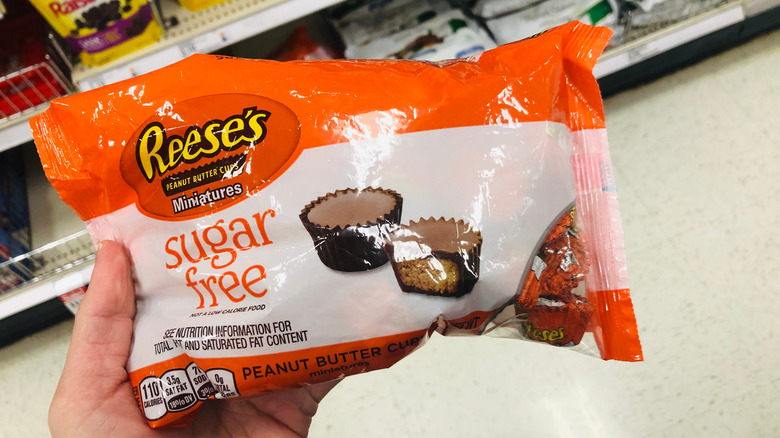 bag of sugar free peanut butter cups