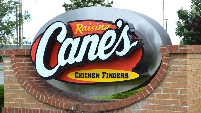 Raising Cane's signage