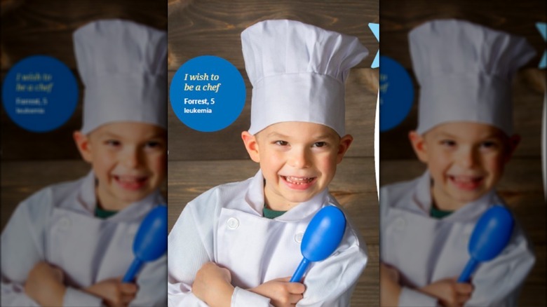 Ad from Make-A-Wish partnership with Red Lobster