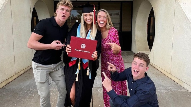 Drummonds celebrate paige's graduation