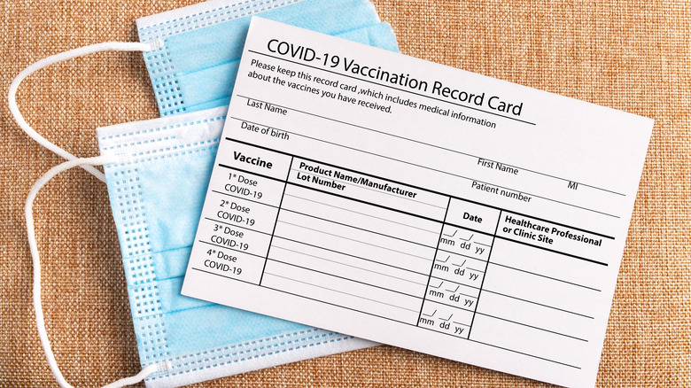 COVID-19 vaccine card