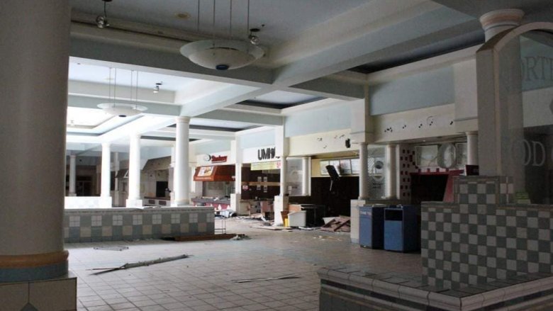 Abandoned shopping mall