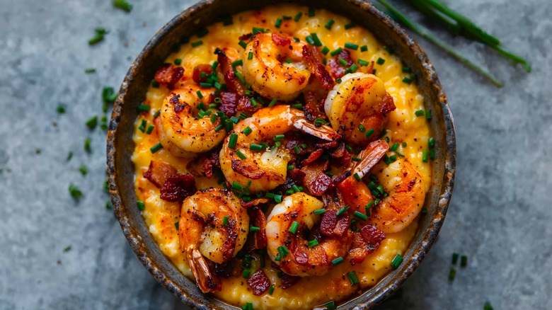 Bowl of shrimp and grits