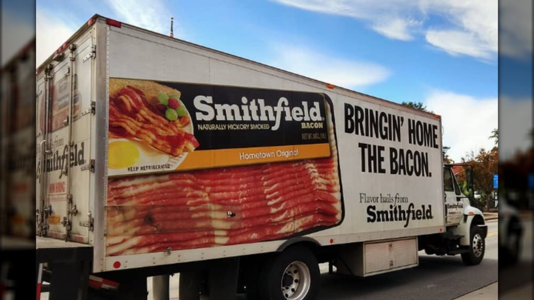 Smithfield bacon Truck