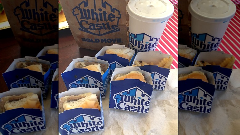 White Castle fast food meal