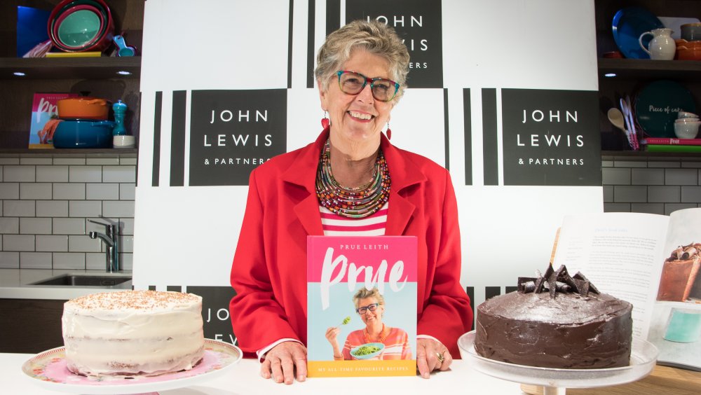 Prue Leith at her cookbook launch