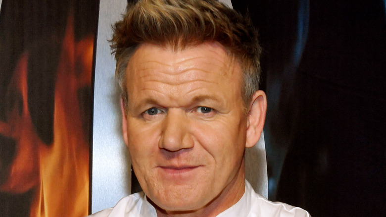 Gordon Ramsay smiling