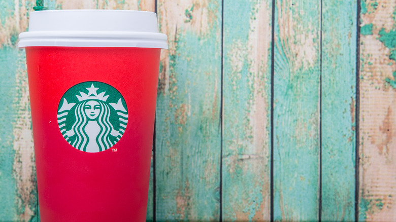 Starbuck's holiday beverage