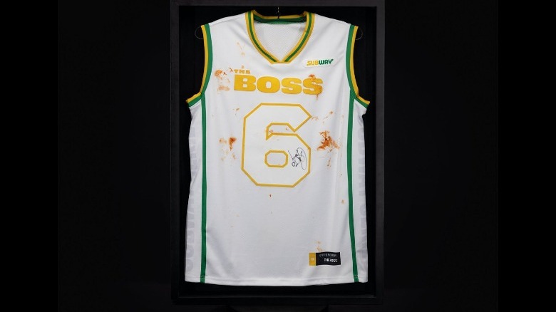 Stephen Curry and Subway "The Boss" Jersey 