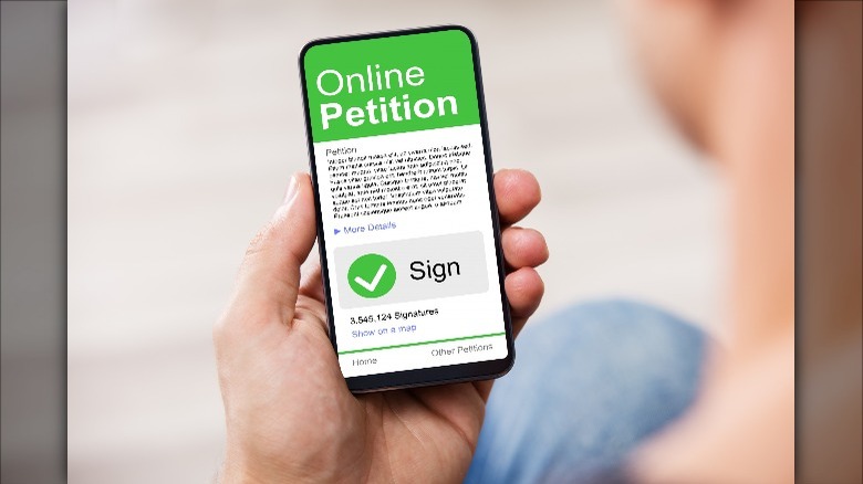 Online petition