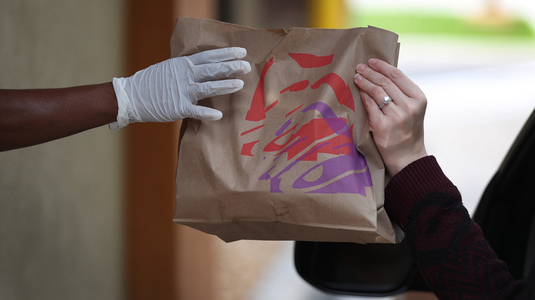 Taco Bell delivery ordered through app