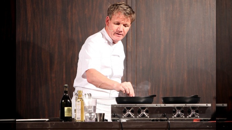 Gordon Ramsay cooking