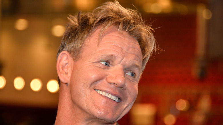 Gordon Ramsay smiling