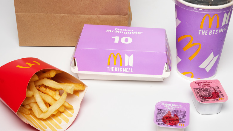 A McDonald's BTS meal