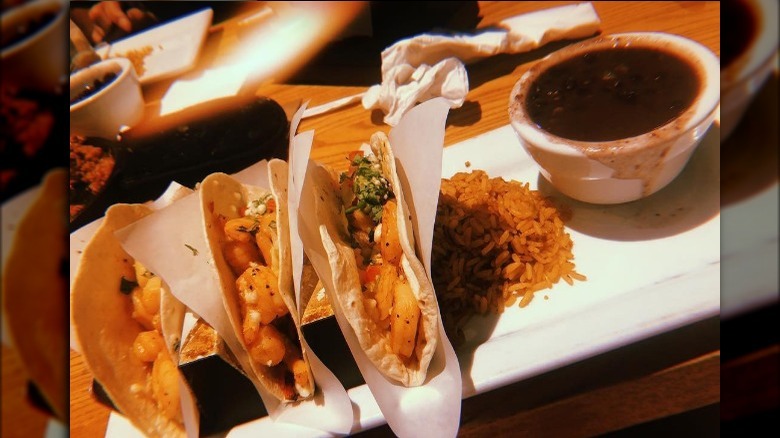 Shrimp tacos from Chili's 