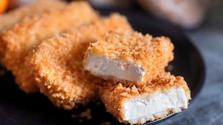 Breaded tofu