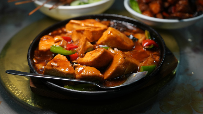 Tofu in thick sauce