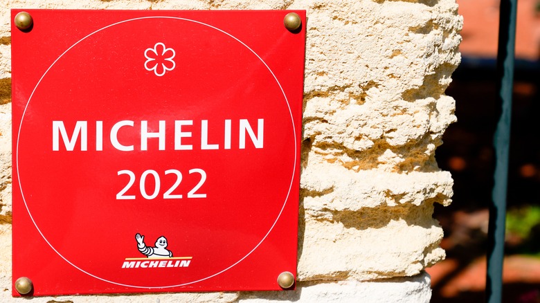 Michelin star sign