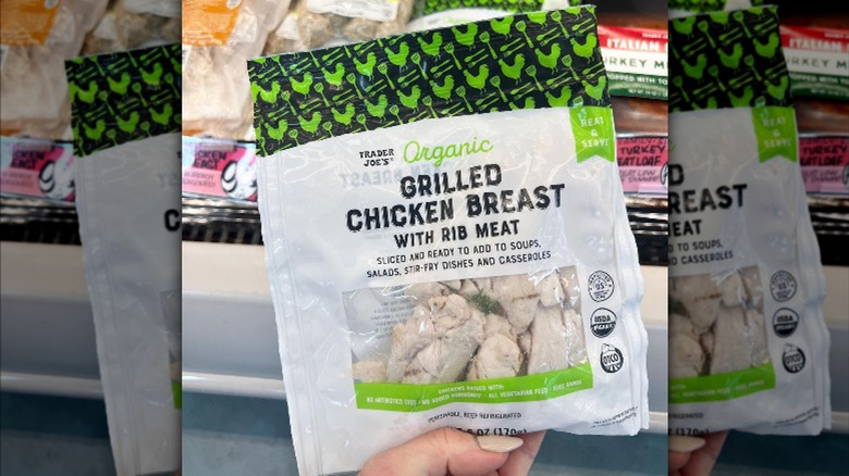 Trader Joe's Organic Grilled Chicken Breast with Rib Mea