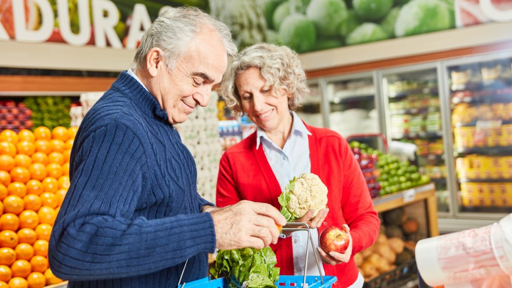 senior citizens shopping