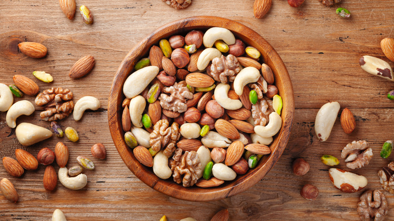 mixed nuts bowl