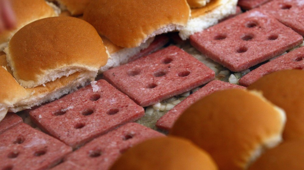 White Castle patties and their distinctive five hole pattern