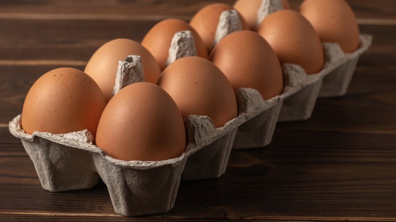 eggs in a carton