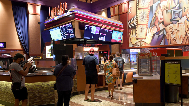 Concession stand at a Las Vegas theatre