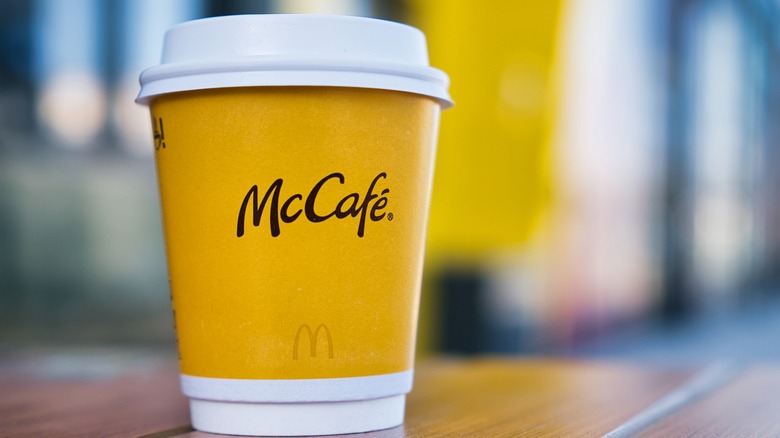 A McDonald's coffee