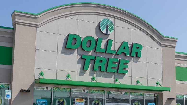 Exterior of a Dollar Tree store