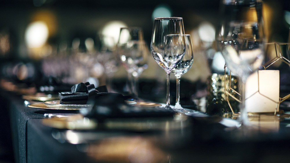 Table set for fancy feast